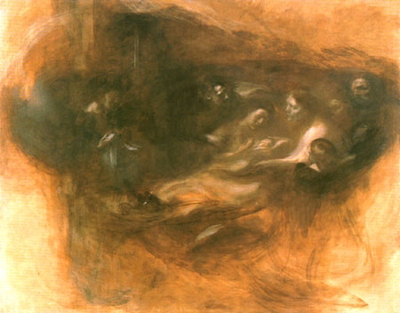 The birth od Eugène Carrière