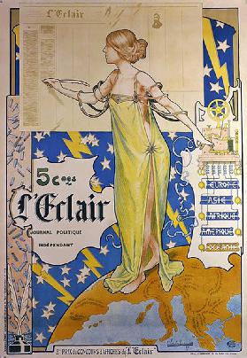 Poster for the newspaper Leclair, 1897