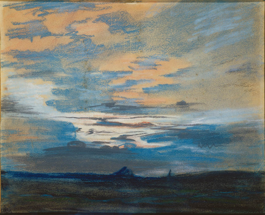 Sunset od Eugène Delacroix
