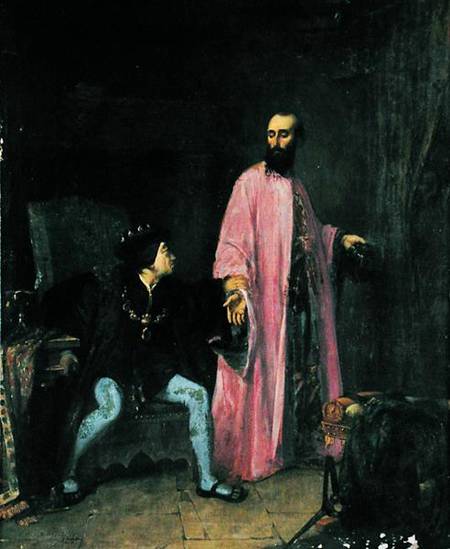 Louis XI (1423-83) and his doctor od Eugene Lagier