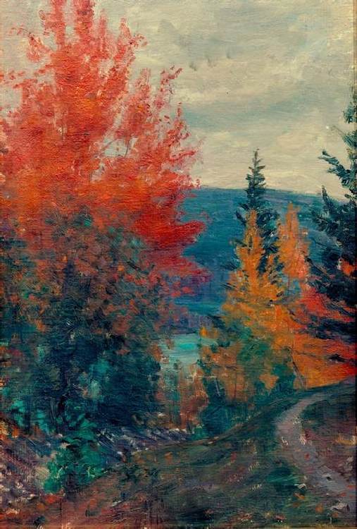 Autumn Colours, Valdres od Eugene Prinz Von Schweden