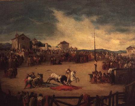 The Bullfight od Eugenio Lucas y Padilla