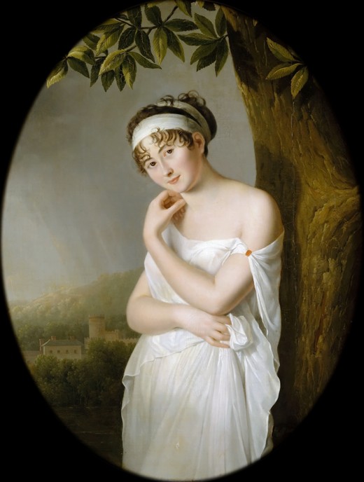 Portrait of Madame Récamier, née Julie Bernard (1777-1849) od Eulalie Morin