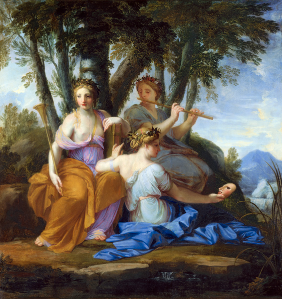 The three Muses od Eustache Le Sueur