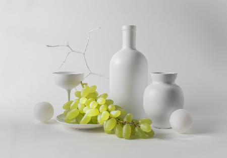 &quot;White and grapes&quot;