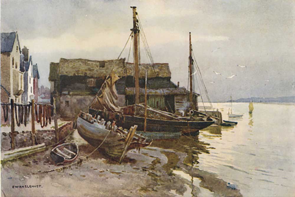 The Exe at Topsham od E.W. Haslehust