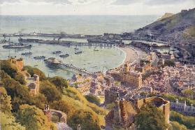 Dover Harbour from the Castle