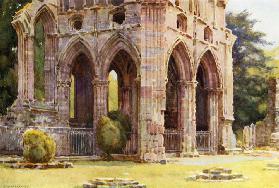 Dryburgh Abbey: The Tomb of Sir Walter Scott