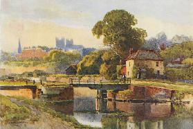 Exeter from the Canal