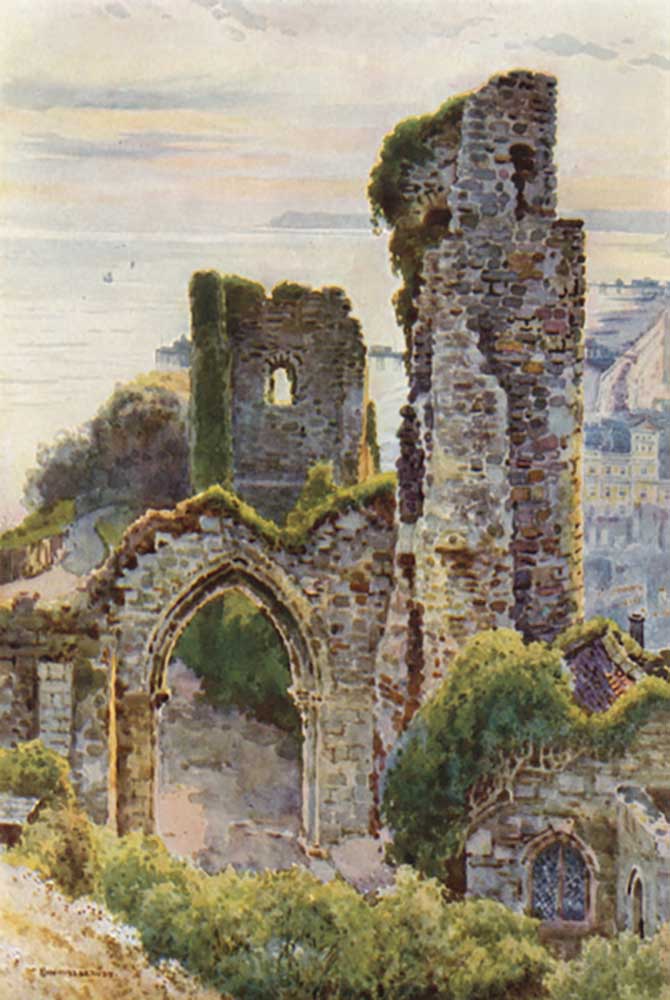 Hastings Castle od E.W. Haslehust