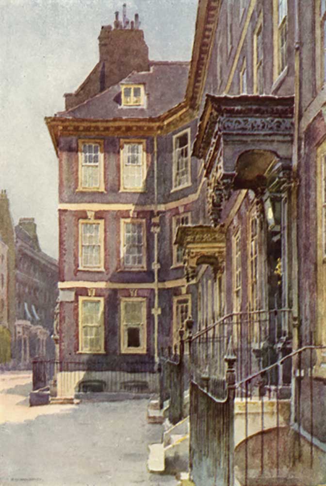 Queen Annes Gate, Westminster od E.W. Haslehust