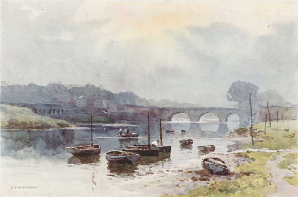 Salmon Fishers at Chester od E.W. Haslehust