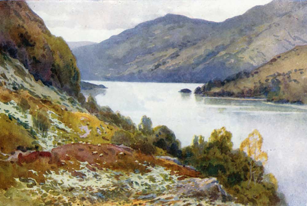 Loch Lomond from Inversnaid od E.W. Haslehust