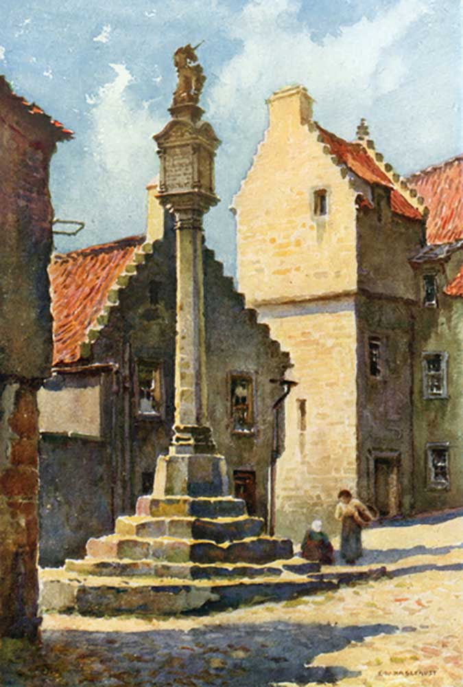 Market Cross, Culross od E.W. Haslehust