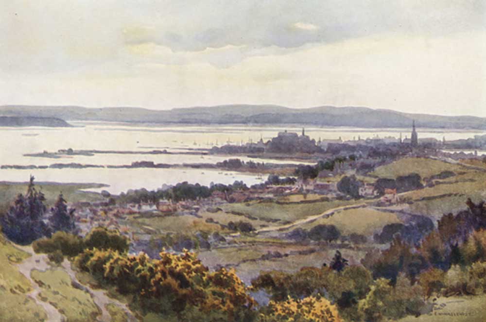 Poole Harbour from Constitutional Hill od E.W. Haslehust