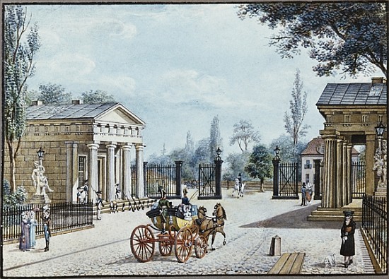 The Leipzig Gate, Berlin od F.A. Calau