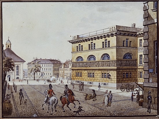 View of the mint, Berlin od F.A. Calau
