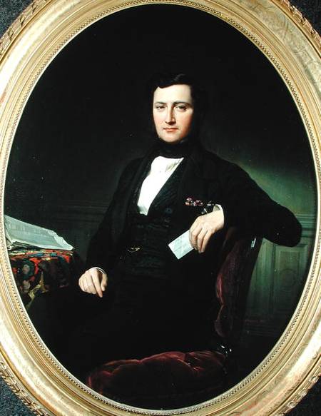 Portrait of Baron Weisweiller od Federico de Madrazo y Kuntz