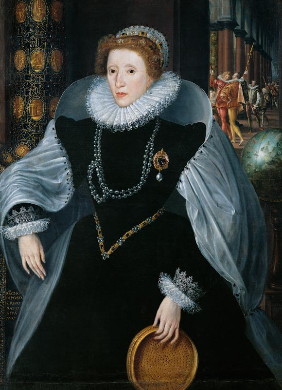 Portrait of Queen Elizabeth I (1533-1603) in Ceremonial Costume od Federico Zuccari