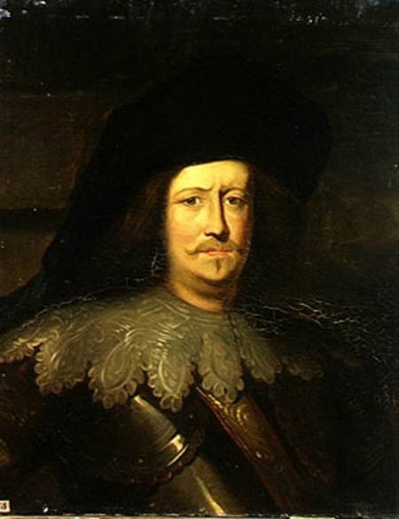 Portrait of Charles de Schomberg (1600-56) Count of Nanteuil and Duke of Halluin od Felice Marie Ferdinand Storelli