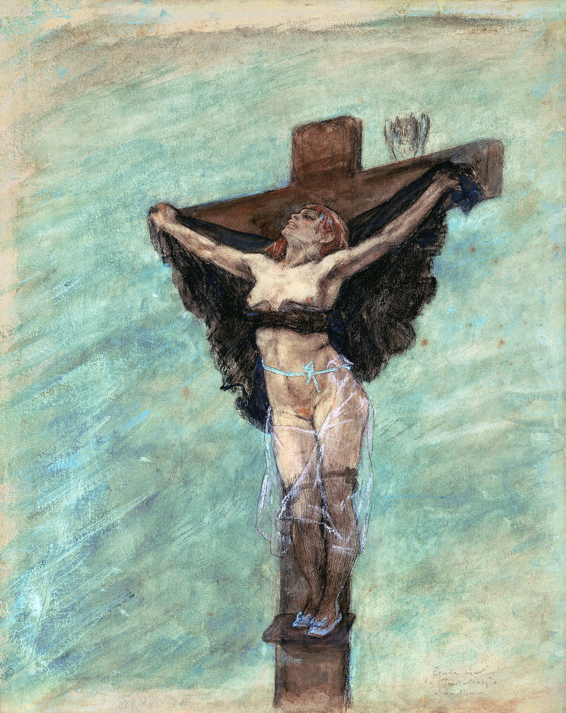 Study for The Temptation of St. Anthony od Felicien Rops