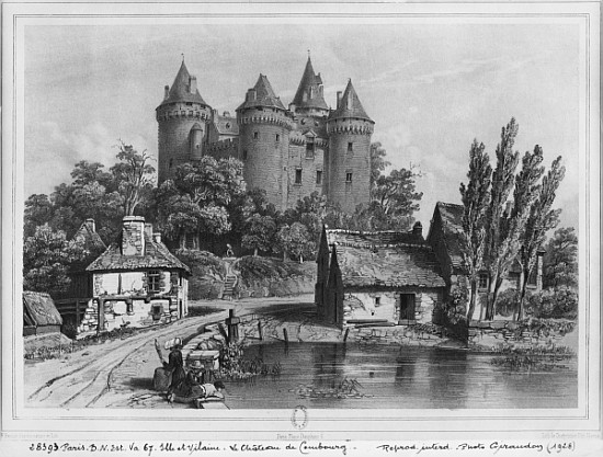 The Castle of Combourg (see also 382414) od Felix Benoist