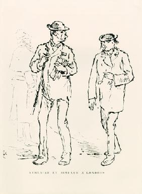Paul Verlaine and Arthur Rimbaud in London