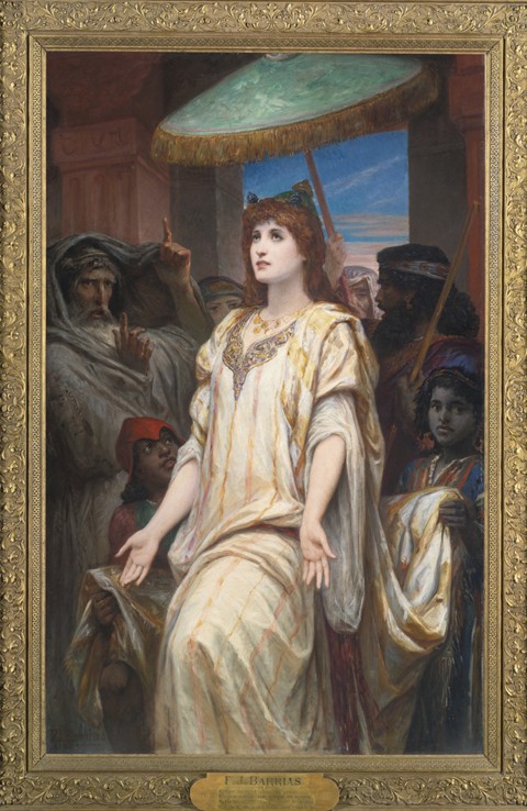 Esther before Ahasuerus od Felix-Joseph Barrias