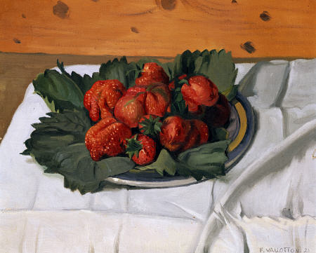 Still Life With Strawberries od Felix Vallotton