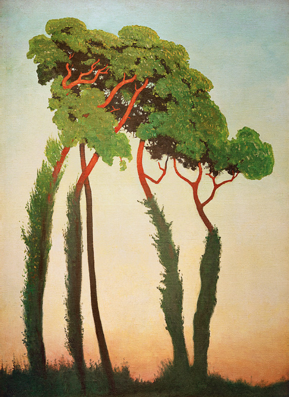 Landscape with Trees od Felix Vallotton
