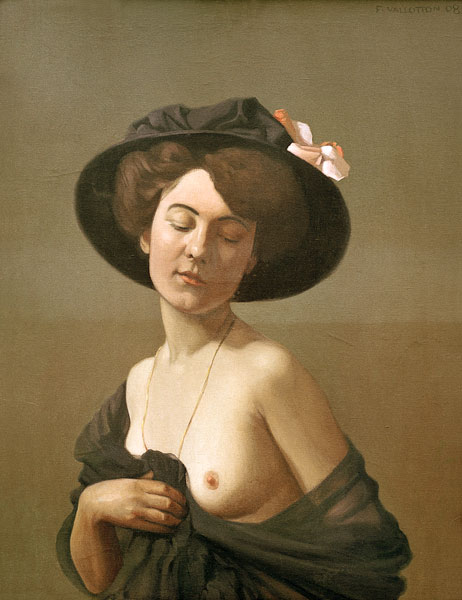 Lady in a Hat od Felix Vallotton