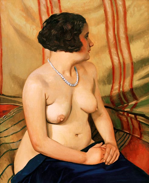 F.Vallotton, Frau mit blauer Halskette od Felix Vallotton