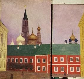Moscow. 1913th Diptychon od Felix Vallotton