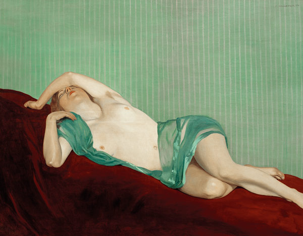 F.Vallotton / Reclining Nude.../ 1914 od Felix Vallotton