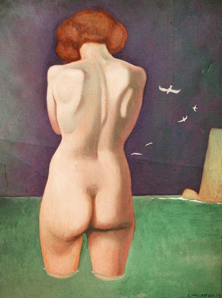 F.Vallotton / Nude in the Water / 1919