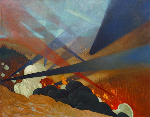 F.Vallotton / Verdun / Painting / 1917
