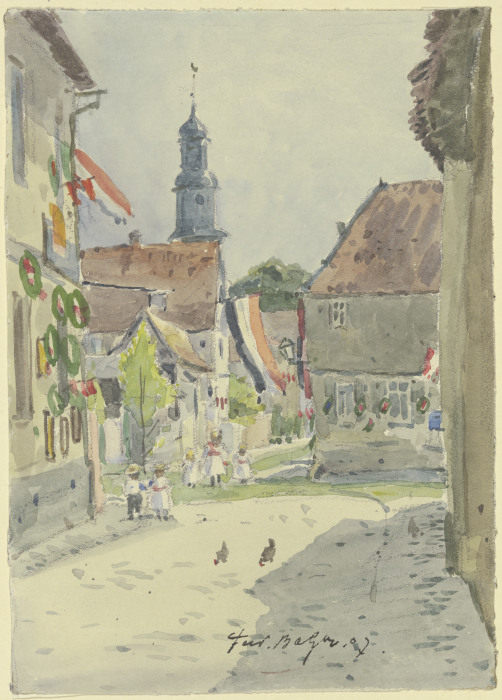 Kirchweih in Rockenhausen od Ferdinand Balzer