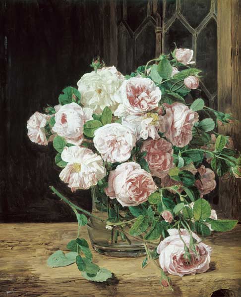 F.G.Waldmüller / Bunch of Roses / 1832 od Ferdinand Georg Waldmüller