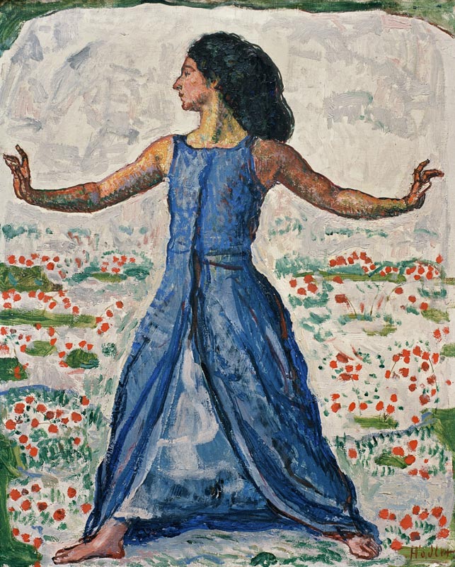 Woman striding od Ferdinand Hodler