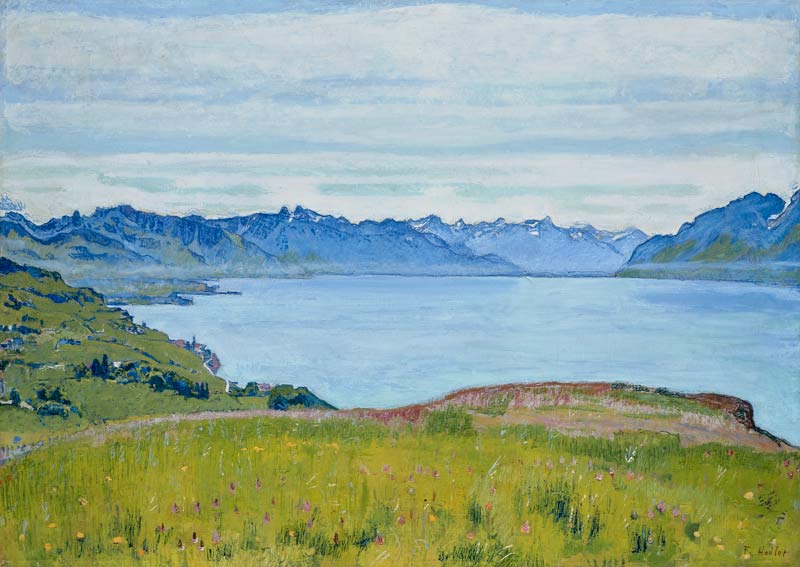 Landscape at Lake Geneva od Ferdinand Hodler