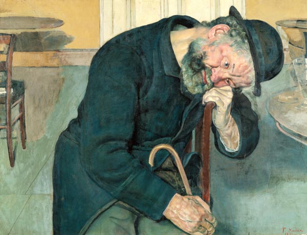 Soul (old man) disappointed od Ferdinand Hodler