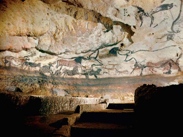 Höhle von Lascaux, Dordogne od Ferdinand Hodler