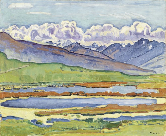 Landscape at Montana od Ferdinand Hodler