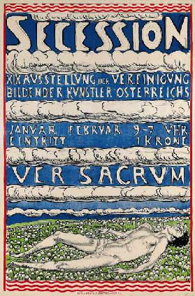 Poster for the 19th exhibition of the Secession