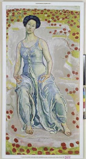 Woman figure from the composition saint hour