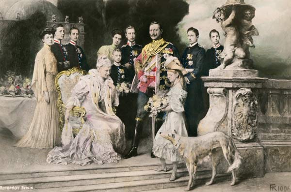 Gruppenbild der kaiserlichen Familie od Ferdinand Keller