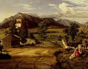 Salzburgische landscape. od Ferdinand Olivier