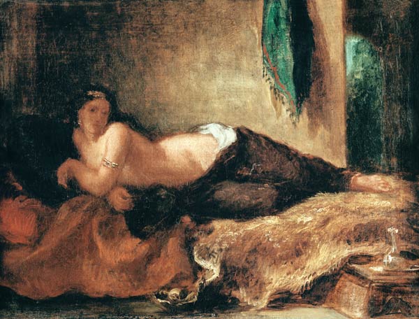 Odalisque od Ferdinand Victor Eugène Delacroix