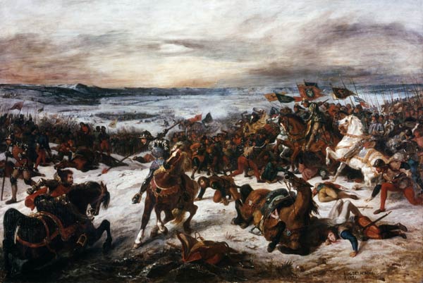 Death of Charles the Brave od Ferdinand Victor Eugène Delacroix