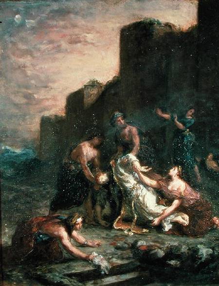 The Martyrdom of St. Stephen od Ferdinand Victor Eugène Delacroix